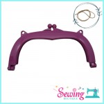 FRAME - ROUND-PLASTIC-18CM (BLUE, GREEN & PURPLE)